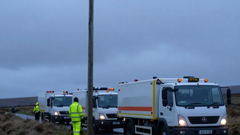 Illustration for: Power Restored to 700,000 as Winds Threaten Repairs