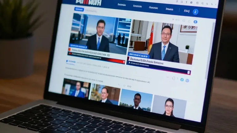Illustration for: Russian-linked AI videos target Ohio and Texas Senate candidates