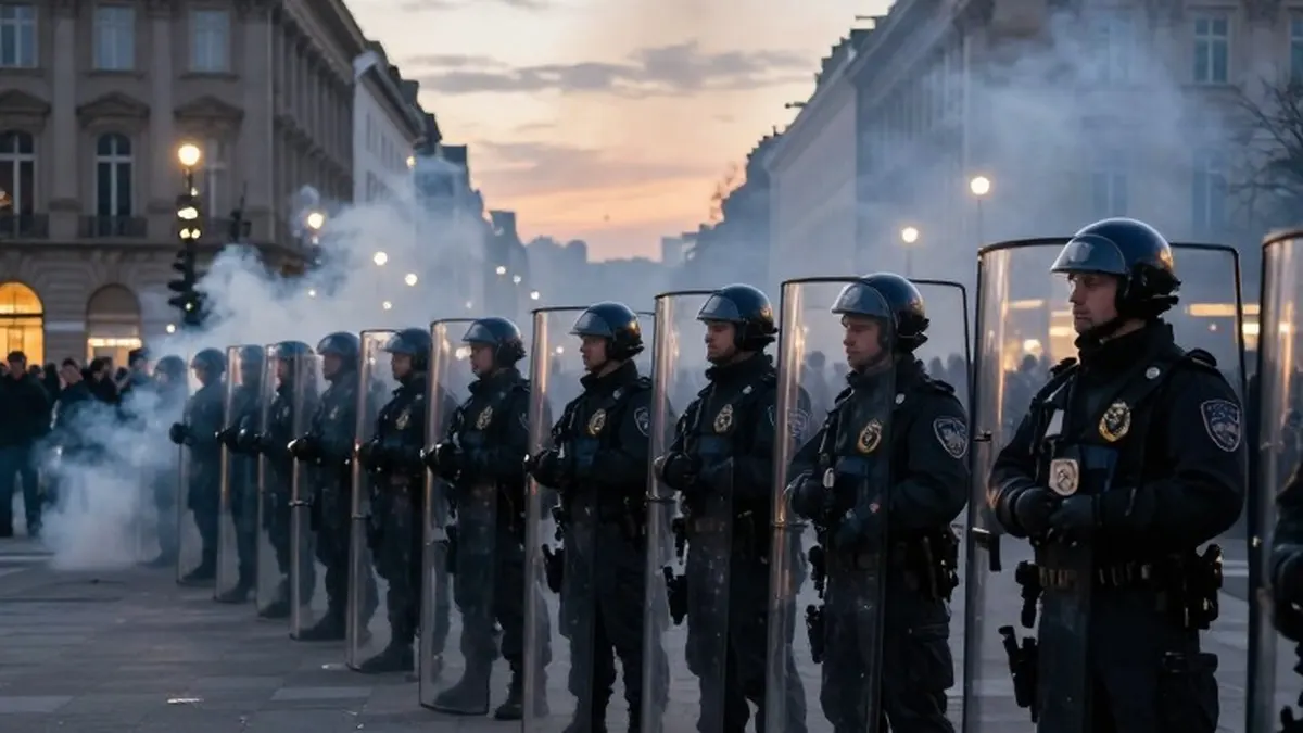 Illustration for: Albania Introduces Heavy Fines for Protesters Who Stay in Crowds That Turn Violent