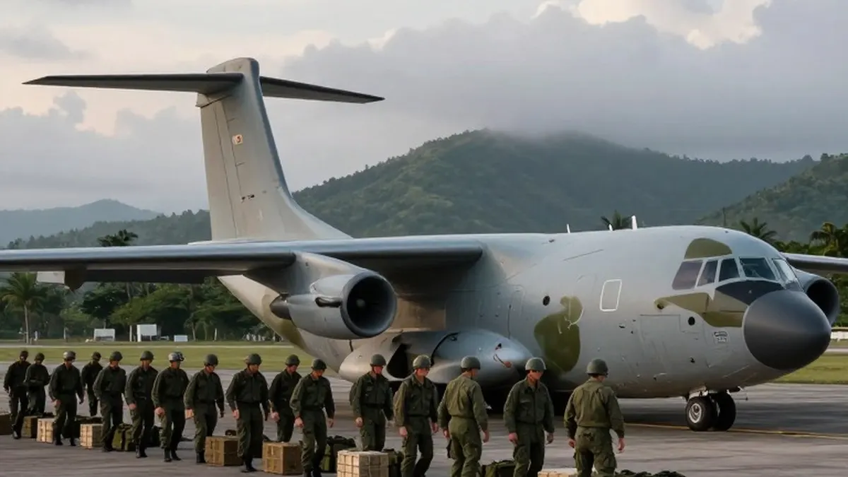 Illustration for: El Salvador Sends More Than 2,000 Troops to Haiti in Search of Four Missing Soldiers